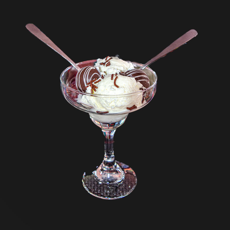 HELADO CON TRUFA